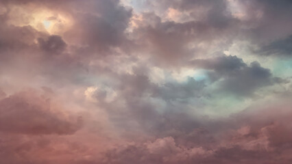 Obraz premium clouds at sunset