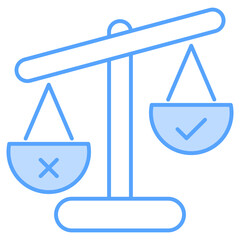 Morality Blue White Color Icon Element For Design