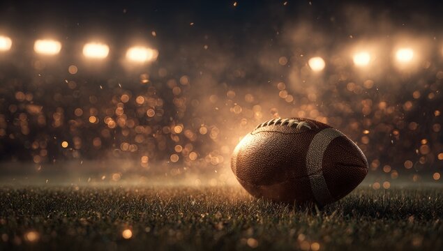 American Football at Night