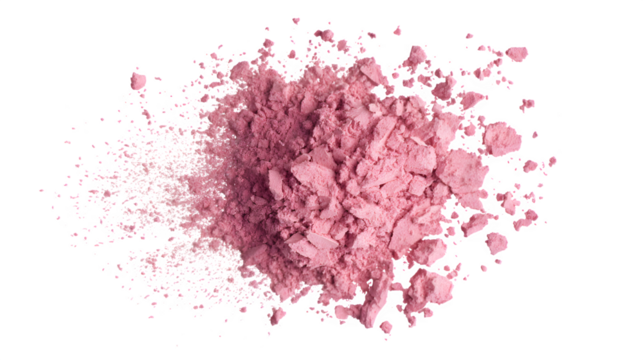 Pink powder splash, isolated on transparent background - Powered by Adobe