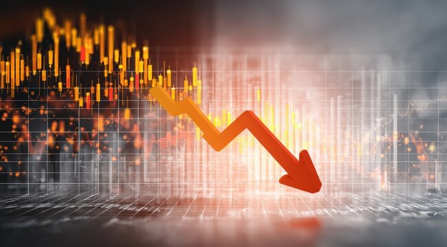 Declining market graph (1)