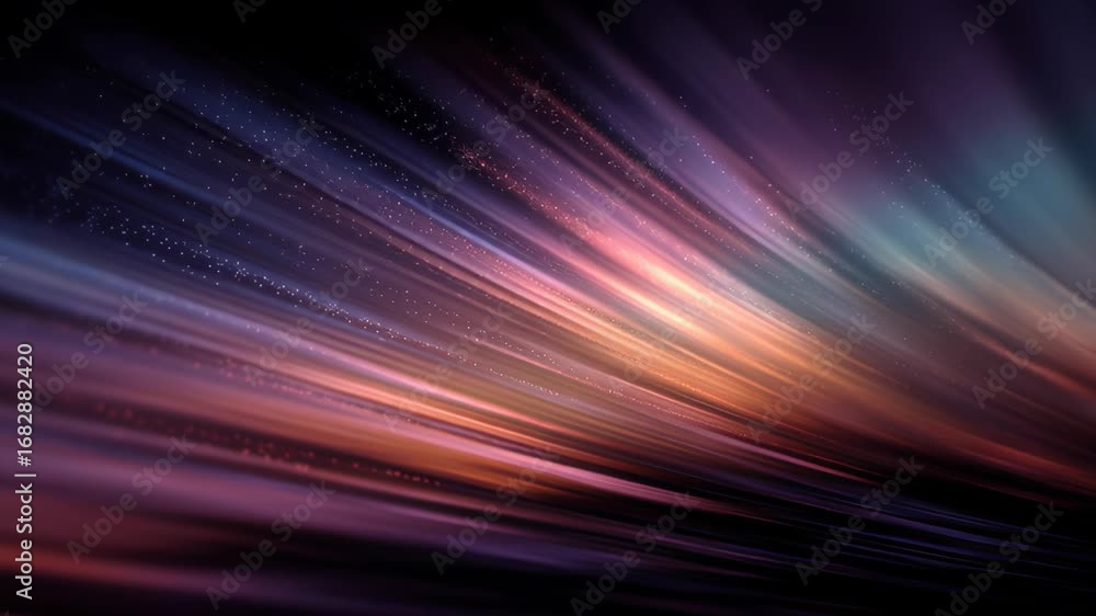 Poster captivating abstract background for futuristic technology. dynamic light streaks create glowing patt