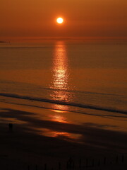 Coucher de soleil &agrave; Saint-Malo