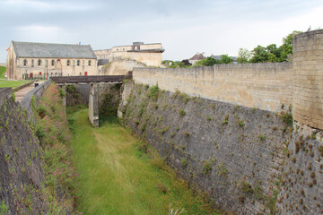 Fototapeta premium ruined dungeon in caen in normandy in france 