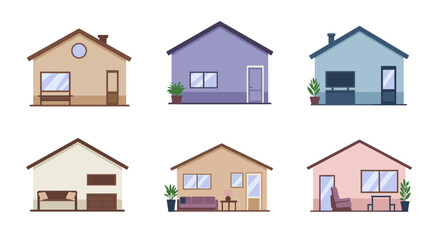 Cozy modern house collection with minimalist exterior designs