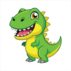 Cute T Rex Dinosaur Cartoon