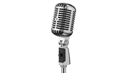 microphone isolated on white