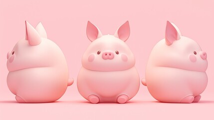 pink pigs