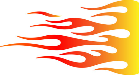 vector illustration of a fire flame