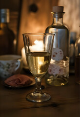 glass of wine