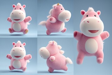 pink and white teddy bears