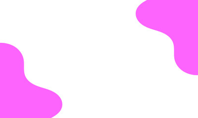 Pink abstract blob corner background with organic shapes for poster, banner, presentation, social media template, and modern graphic design projects