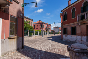 Empty Street in Historic European City