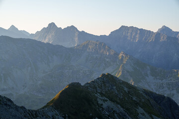 Mountain Range at Dawn