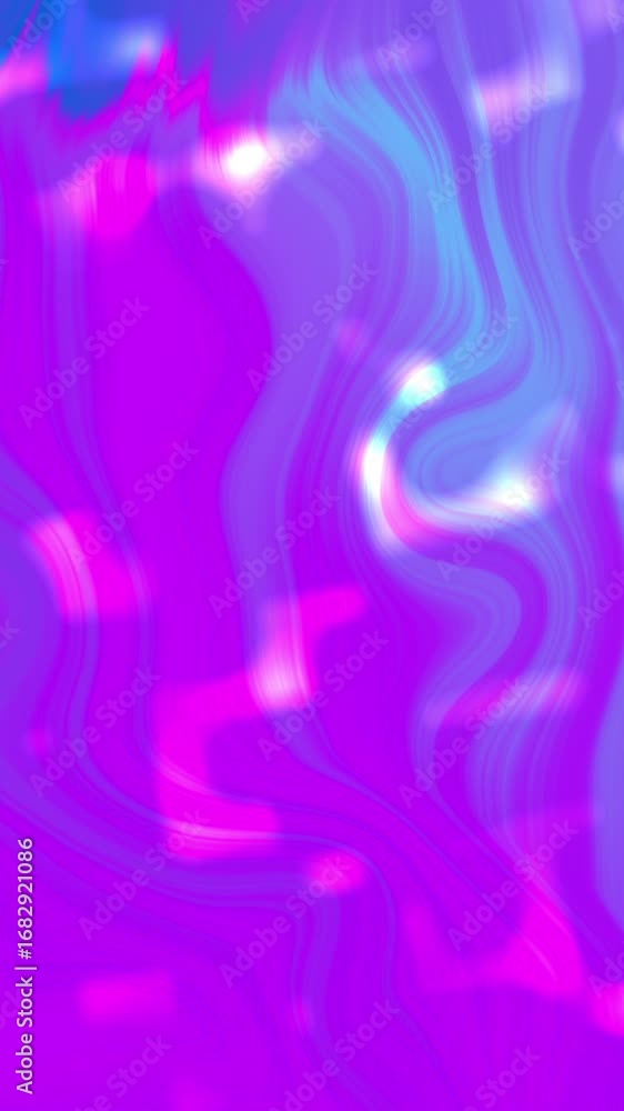 Poster vibrant purple and blue gradient background animation with flowing liquid-like movement and soft bok