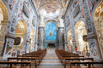 Chiesa Santa Caterina Church interior in Palermo