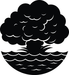 Abstract geometric shapes forming a modern art composition with dynamic lines and textures transparent background