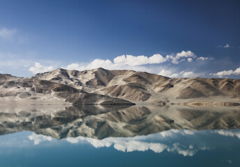 white sand lake park in south xinjiang area