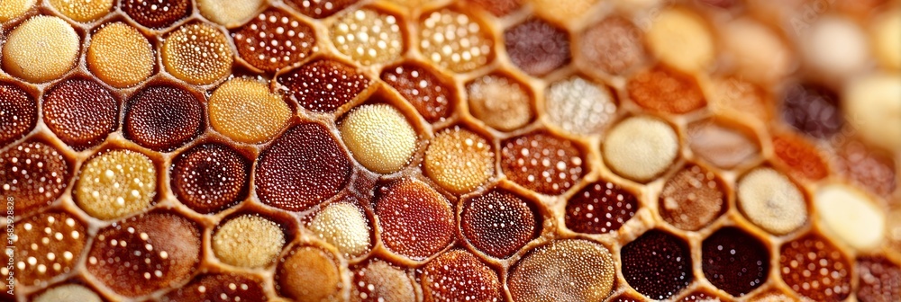 Aufkleber abstract honeycomb structure image evoking patterns for creative design and artistic backgrounds