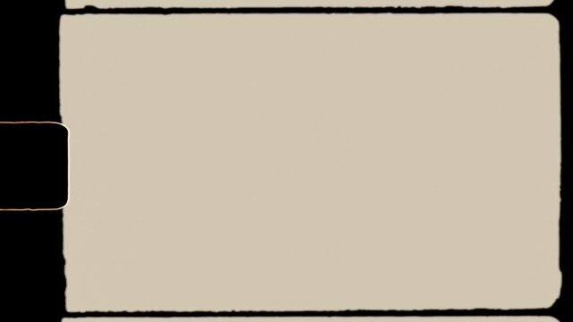 Super 8mm Old Film Burn Overlay - old vintage film boarder