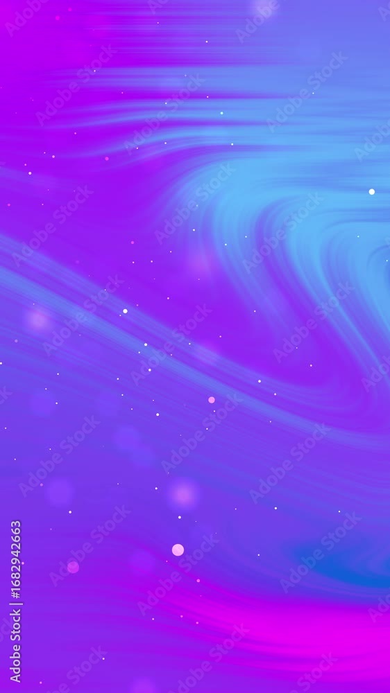 Poster fluid purple and blue gradients swirl with soft bokeh lights. perfect for vibrant backgrounds, this 