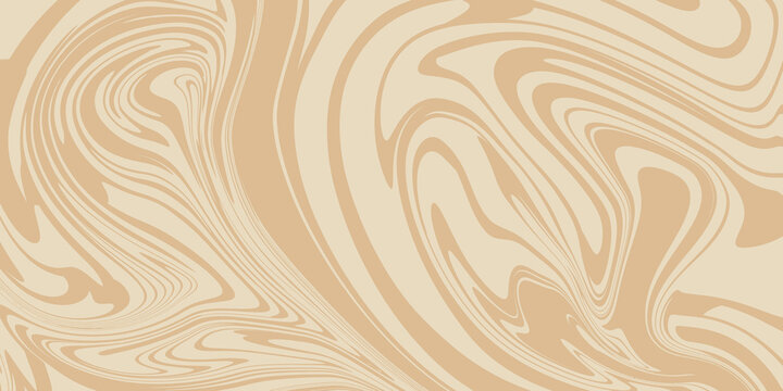 Swirling organic pattern reminiscent of marble or wave coffee. Colors and earthy, primarily mix beige and creamy off-white. Lines twist and turn, creating sense of fluid movement and wavy or liquid