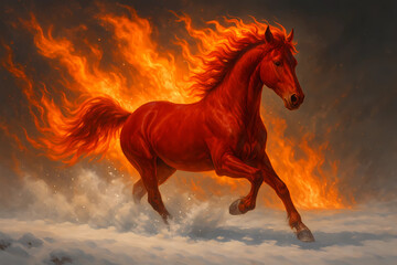 New Year's Eve 2026. Christmas. The year of the red fiery horse.