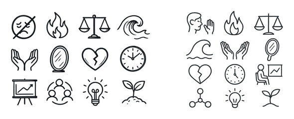 Emotional Journey Icons
