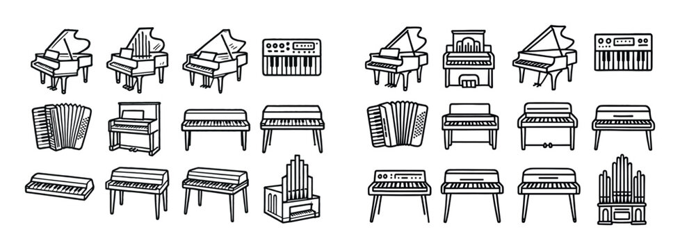Hand-Drawn Musical Instruments