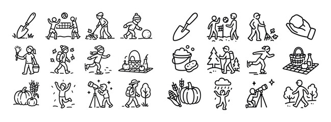 Twelve Seasonal Activities