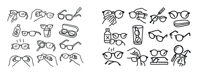 Eyewear Care Icons