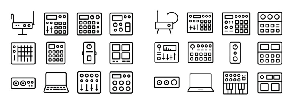 Electronic Instrument Icons