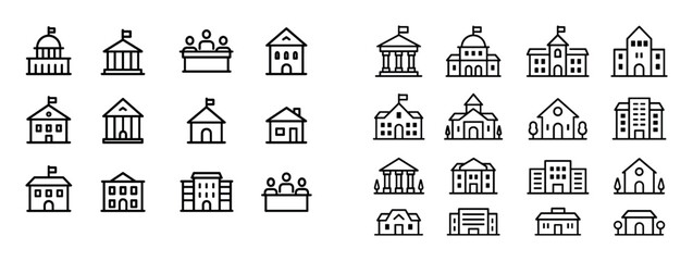 Government Icon Set