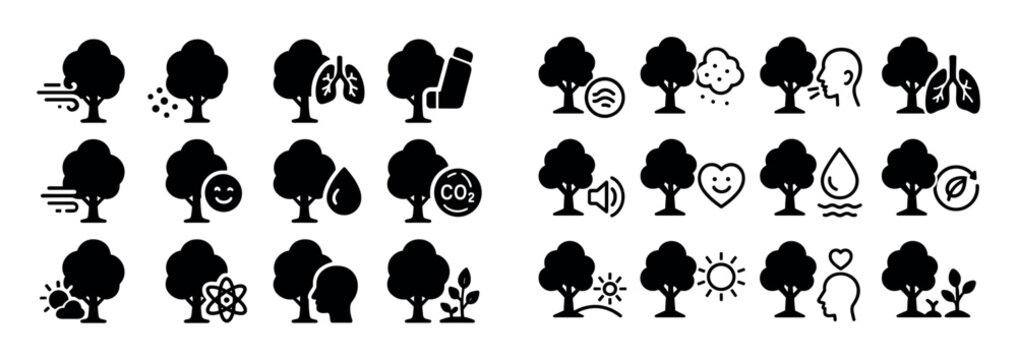 Tree Benefits Icons
