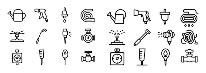 Naklejka premium Garden Tool Icons