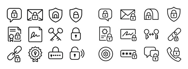 Digital Hygiene Icons