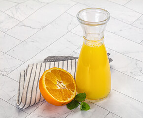 Fresh Orange juice with fruit