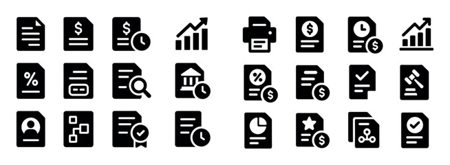 Bank Icons Grid