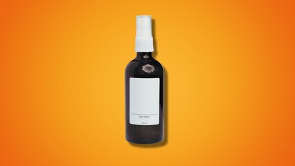 Elegant Wine Bottle Mockup Blank Label for Design Presentation