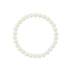 pearl bracelet/necklace vector