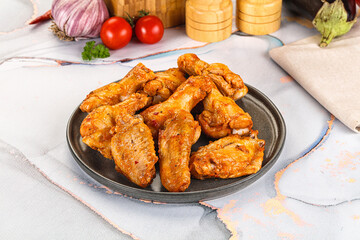 Grilled spicy chili chicken wings