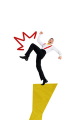 Creative design composite artwork collage of young guy smile dance passion elegance studio modern rhythm culture carefree party occasion