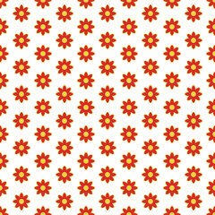 Abstract seamless floral pattern vector illustration