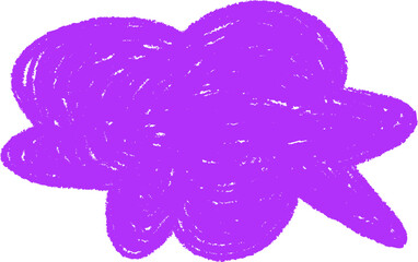 Crayon Speech Bubble