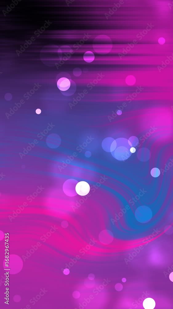 Aufkleber fluid magenta and cyan swirls with bokeh lights create a vibrant, dynamic background. perfect for mo