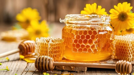 Honey: Pure, Natural Sweetener from Bees – Raw, Organic & Unfiltered Options. Perfect for Tea, Baking, Cooking & Skin Care. Rich in Nutrients, Antioxidants. Choose from Clover