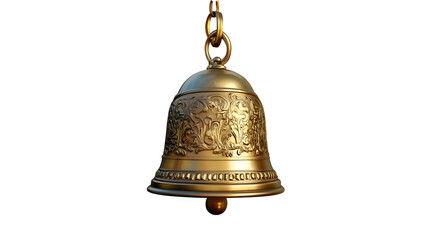 Bell, ancient bell, bell, golden ancient bell cutout, transparent picture, png picture