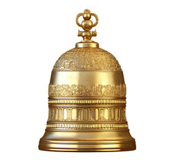 Bell, ancient bell, bell, golden ancient bell cutout, transparent picture, png picture