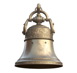 Bell, ancient bell, bell, golden ancient bell cutout, transparent picture, png picture