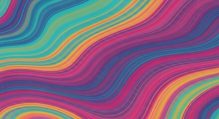 Obraz premium Dynamic vibrant abstract background with flowing colorful waves, perfect for modern designs and creative projects